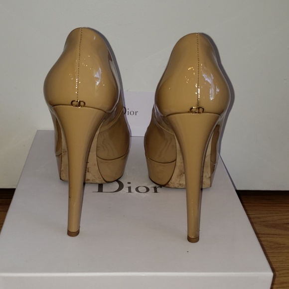 Dior platform peep toe pumps - Picture 3 of 8